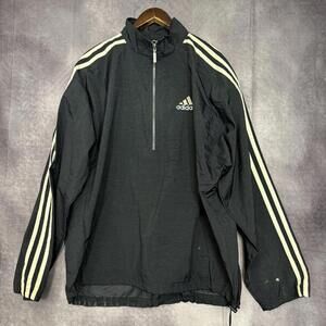 Men’s Vintage 1990’s Adidas Half Zip Nylon Pullover‎ Windbreaker Jacket Size XL